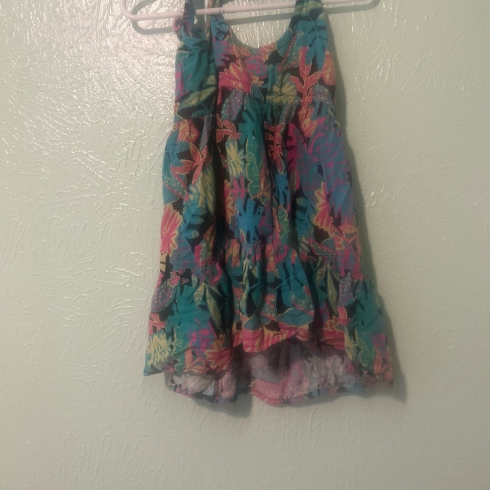 Pink and Blue Casual Dress with Vibrant Style three dresses 2t-35 fit small